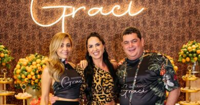 Deise Alves prestigia o aniversário de Graciele Lacerda em Alphaville