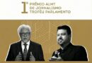 Fernando Mitre e Marcelo Vitorino no Prêmio ALMT de Jornalismo
