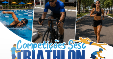 Estão abertas as inscrições para competição de Triathlon solidário em trio no Sesc Balneário Dr. Meirelles  