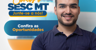 Sesc-MT está com vagas abertas para Cuiabá, Várzea Grande, Rondonópolis e Sinop 